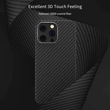 Magnetic Carbon Fiber Case for iPhone 14 Pro