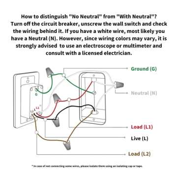 Aqara Smart Light Switch with Neutral, Remote Control & Automation Features