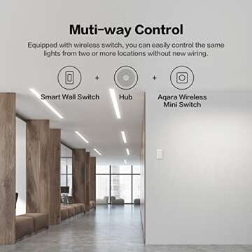 Aqara Smart Light Switch - Remote Control & Voice Activated