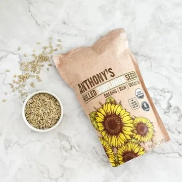Anthony's Organic Hulled Sunflower Seeds - Healthy Snack & Baking