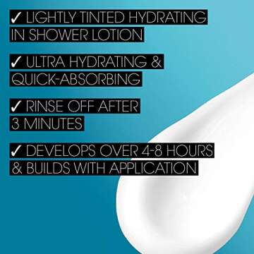 St.Tropez Gradual Tan In Shower Lotion Golden Glow, Medium, Vegan, Natural & Cruelty Free, 6.7 Fl Oz