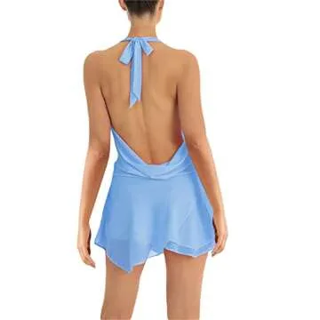 Y2K Ruffle Trim Mini Dress for Summer Fun