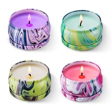 Soy Wax Aromatherapy Candles Gift Set for Relaxation