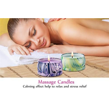 Soy Wax Aromatherapy Candles Gift Set for Relaxation