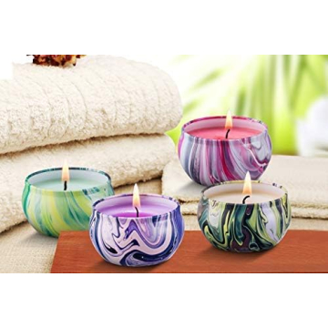 Soy Wax Aromatherapy Candles Gift Set for Relaxation