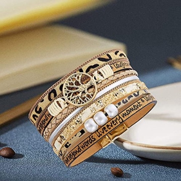 Leopard Leather Bracelet - Trendy Gift for Women & Teens