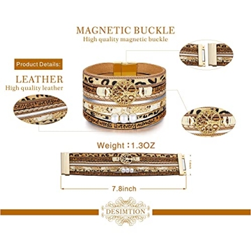 Leopard Leather Bracelet - Trendy Gift for Women & Teens