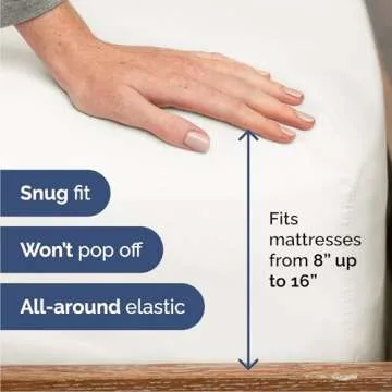 Cal King Soft Cooling Bed Sheets Set for Comfort