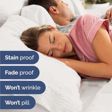 Cal King Soft Cooling Bed Sheets Set for Comfort