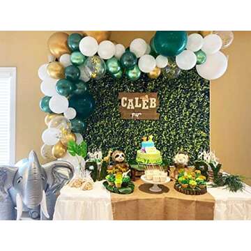 Green Leaves Photography Backdrop for Celebrations and More