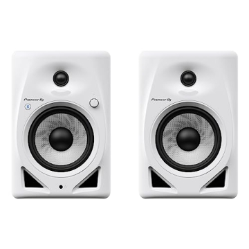 Pioneer DJ DM-50D-BT-W Speakers with Bluetooth - 50W Quality