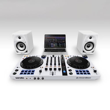 Pioneer DJ DM-50D-BT-W Speakers with Bluetooth - 50W Quality