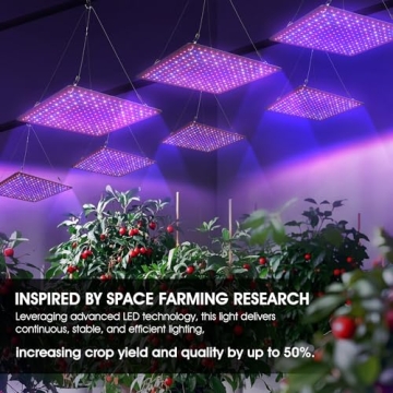 Uallhome LED Grow Lights 200W Full Spectrum for Indoor Gardening