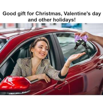 i-Smart 4 Pack Car Hooks, Car Headrest Hook, Purse Hook for Grocery Bag, Vehicle Seat Back Hanger Hook, Holder with Lock - Black