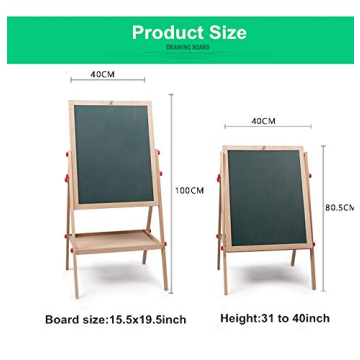 Didcant Wooden Kids Easel for Creative Playtime