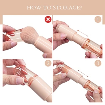 Compact Travel Makeup Brush Set for On-the-Go Beauty