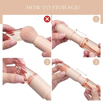 Compact Travel Makeup Brush Set for On-the-Go Beauty