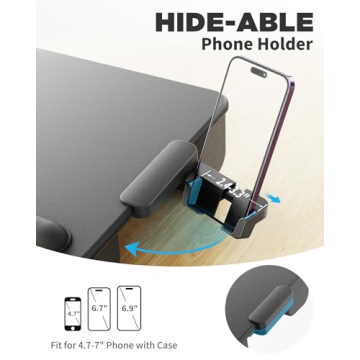 SAIJI Laptop Lap Desk - Portable & Ergonomic for All