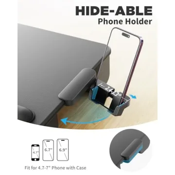 SAIJI Laptop Lap Desk - Portable & Ergonomic for All