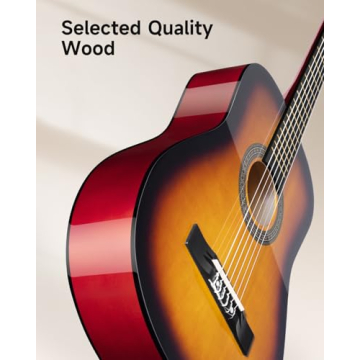 Moukey 38" Acoustic Guitar Kit for Beginners - Sunburst