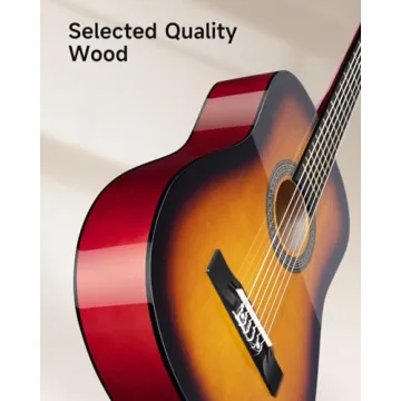 Moukey 38" Acoustic Guitar Kit for Beginners - Sunburst