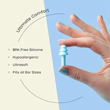 Anbow Soft Silicone Ear Plugs for Noise Reduction & Comfort