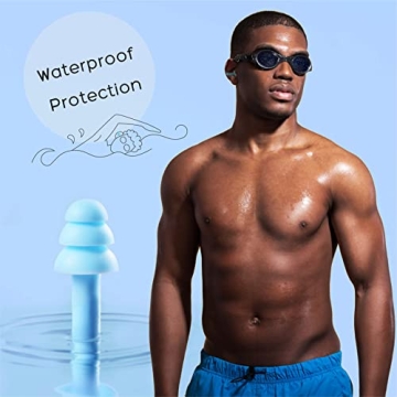 Anbow Soft Silicone Ear Plugs for Noise Reduction & Comfort