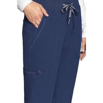 Ultra-Soft Med Couture Women's Jogger Pants with 5 Pockets - Comfortable, Lightweight Fabric