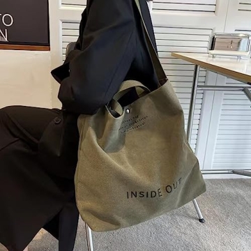 Stylish Large Canvas Tote Bag for Women - Versatile & Chic