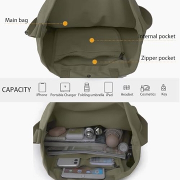 Stylish Large Canvas Tote Bag for Women - Versatile & Chic