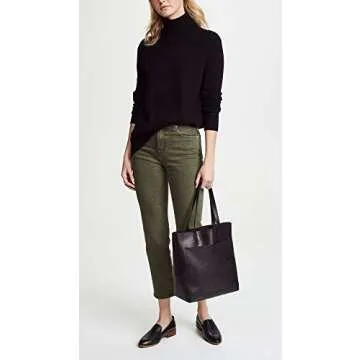 Madewell Medium Transport Tote True Black Stylish Everyday Bag