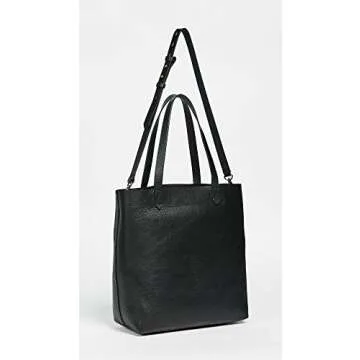 Madewell Medium Transport Tote True Black Stylish Everyday Bag