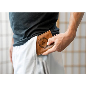 Laser Engraved Boston Celtics Brown Billfold Wallet