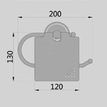 Vintage Brass Bathroom Toilet Paper Holder with Cover