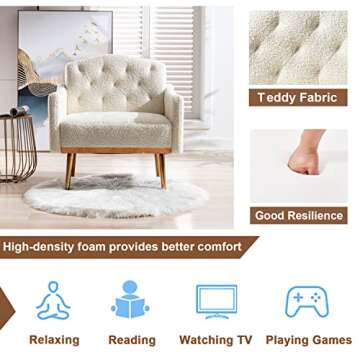 KINFFICT Modern Accent Chair for Chic Comfort