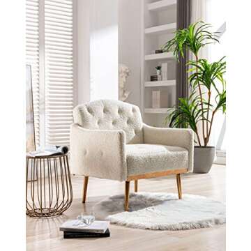 KINFFICT Modern Accent Chair for Chic Comfort