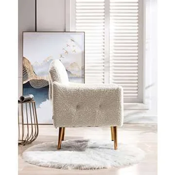 KINFFICT Modern Accent Chair for Chic Comfort