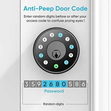 Sifely Keyless Entry Smart Lock - Digital Deadbolt with Fob Support