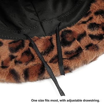 Mimfutu Plush Bucket Hat for Men and Women, Warm & Stylish