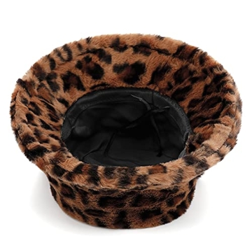 Mimfutu Plush Bucket Hat for Men and Women, Warm & Stylish