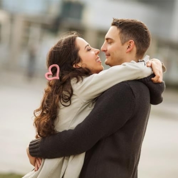 BWDCQMX Heart Claw Clips - Cute Hair Accessories 3 Pack