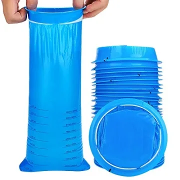30 Pack Emesis Bags, Valchoose Barf Bags, Hospital Grade Nausea Bags Perfect for Motion, Car & Aircr...