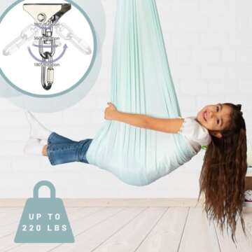 Double Layer Kids Sensory Swing for Indoor & Outdoor Use