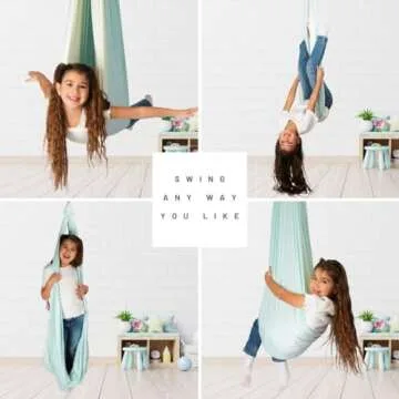 Double Layer Kids Sensory Swing for Indoor & Outdoor Use