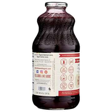 Lakewood Organic Pure Beet Juice - Fresh Pressed Nutrition