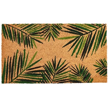 Juvale Tropical Doormat for Stylish Outdoor Entrances