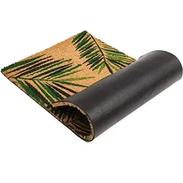 Juvale Tropical Doormat for Stylish Outdoor Entrances