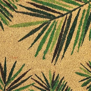 Juvale Tropical Doormat for Stylish Outdoor Entrances