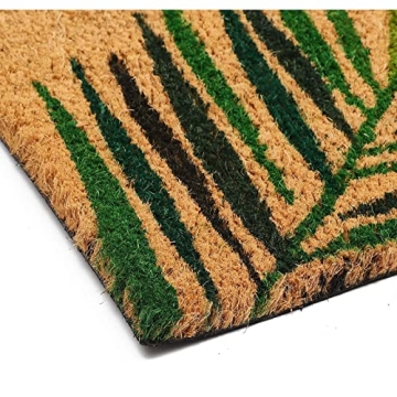 Juvale Tropical Doormat for Stylish Outdoor Entrances