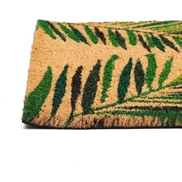 Juvale Tropical Doormat for Stylish Outdoor Entrances